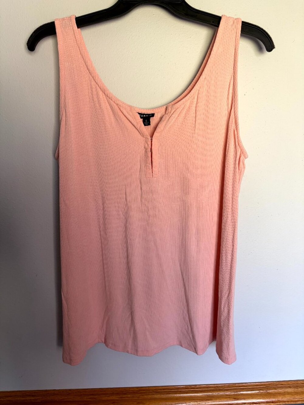 Torrid Size 4 Ribbed Tank Top Pink NWOT